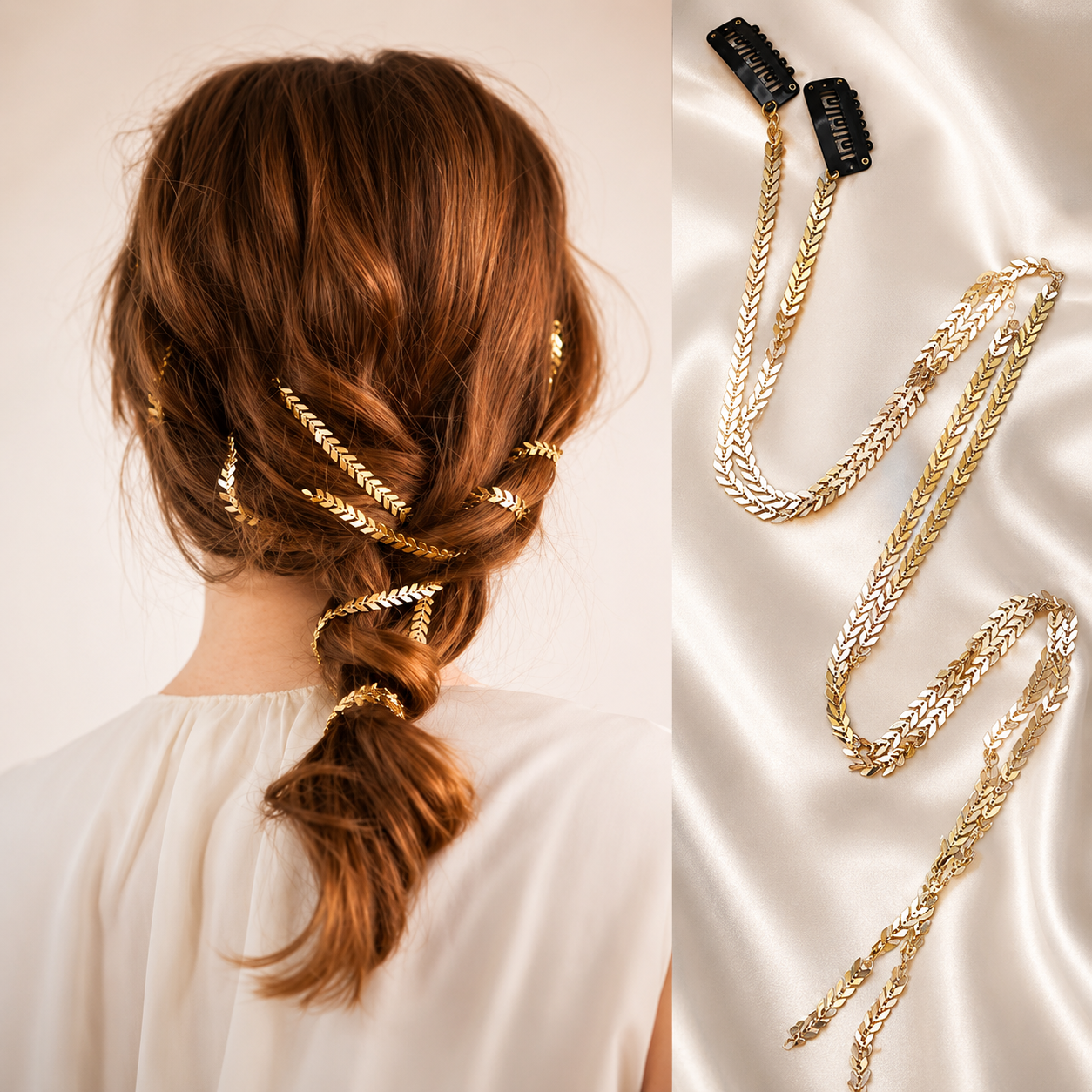 Retro Style Leaf Fairy Hair Chain Vine