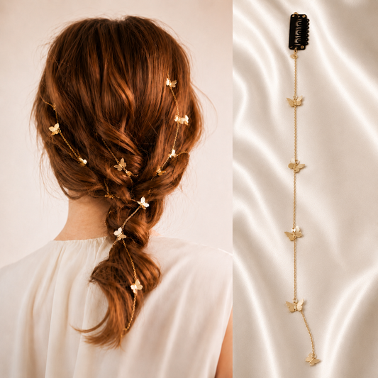 Retro Butterfly Hair Chain Vine
