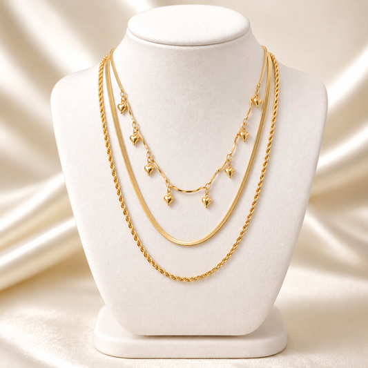 3 Layered Chain Necklace