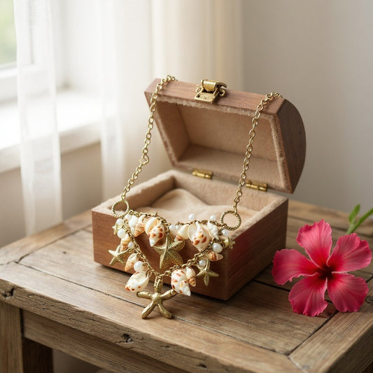 Double Layer Sea Shell Necklace